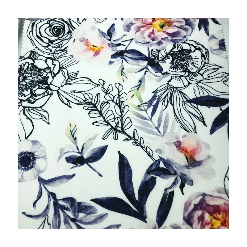 Wholesale Warmth Air Layer Custom Composition Polyester Rayon Spandex Dyeing Knitting Scuba Fabric For Clothes