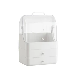 Practical peal make up box professional cosmetic organizer