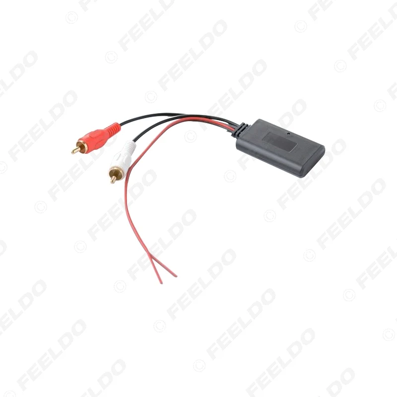 Universal Auto Wireless Bluetooth Connection AUX Adapter for Stereo with 2 RCA AUX IN Music Audio Input Wireless Cable