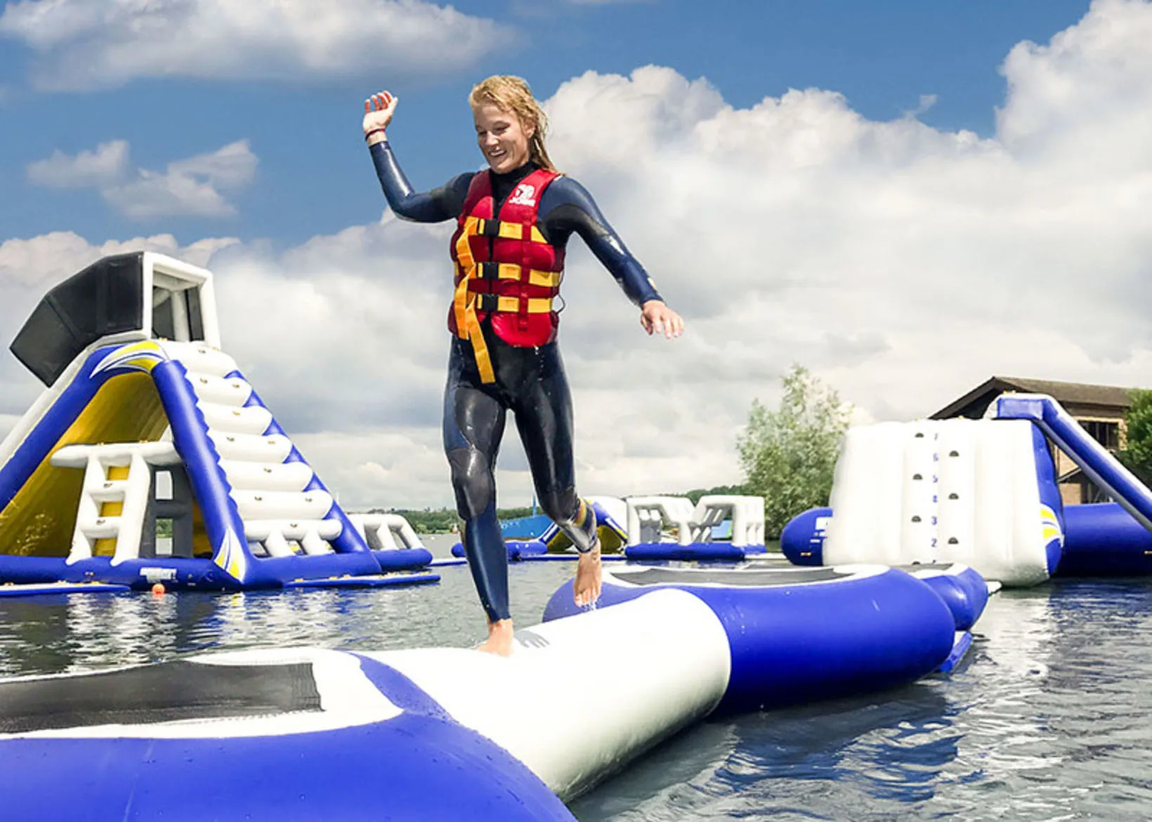 2022 Adults Sport Aqua Water Fun Park Game Inflatable Floating Aqua Park For Lake