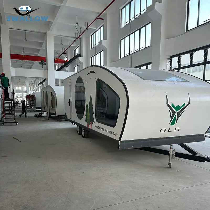 Swallow Hot Australia Standard on Road Mobile Travel RV Motorhome Caravan Camping Trailer