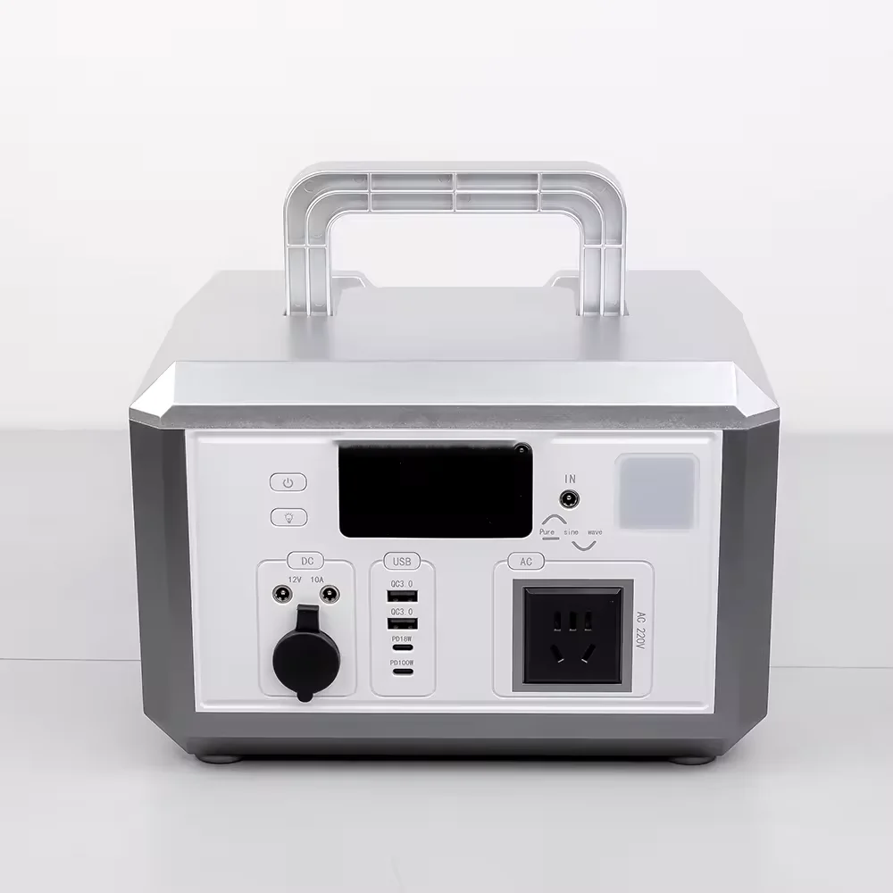 Best Outdoor Power Supply 600w Lithium Ion Energy System Charging Rechargeable Solar Generator Portable Power Station For Laptop