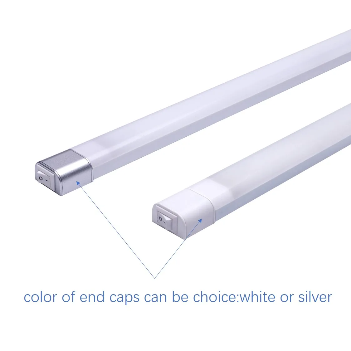 230VAC Plastic ABS body 12W led jewelry lamp electrical cabinet under light with rocker switch