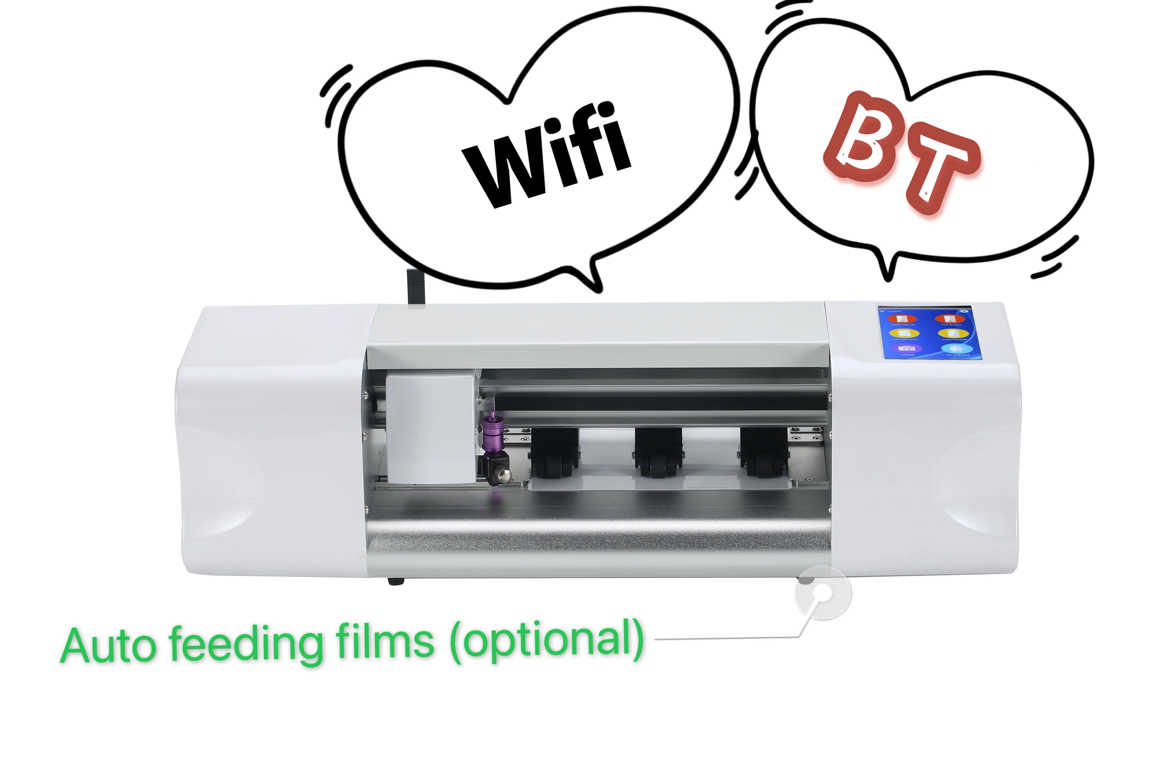 China low price products small tempered glass screen protector Built-in system cutting machine