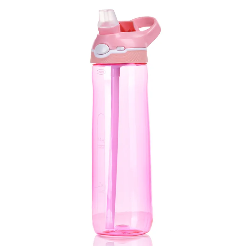 Bpa Free Large Water Bottle Gym Water Bottles For Sports 1l Tritan Plastic Bottle With Straw