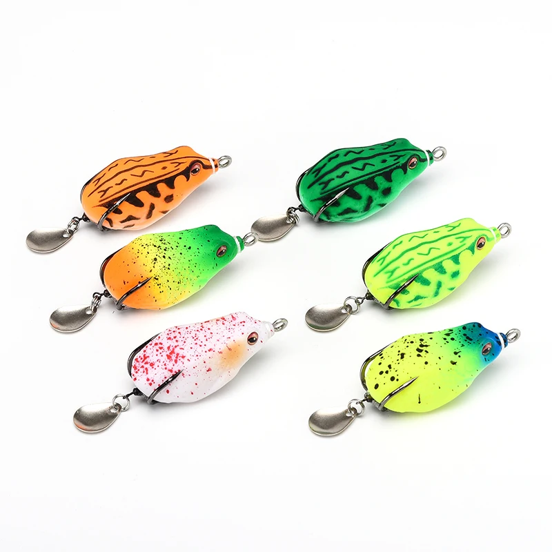 high quality soft frog fishing lure baits topwater frog lures for catching bass perch