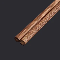 Factory wholesale natural bamboo wooden children training chopsticks  reusable chopsticks