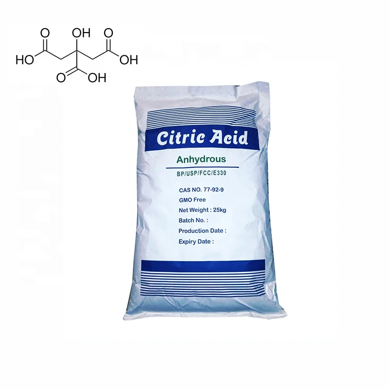 Food additives 99% Citric Acid Anhydrous