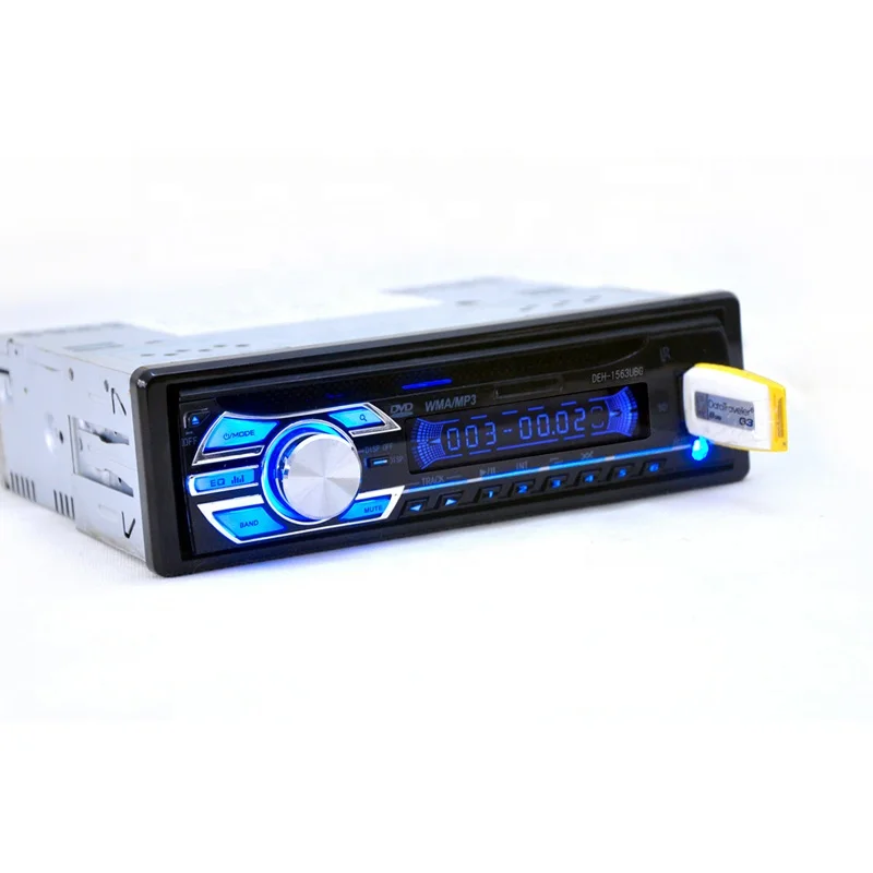 New Hot Sale 12V 1Din  FM Stereo BT FM Music Radio CD DVD Audio MP3 Player for Car