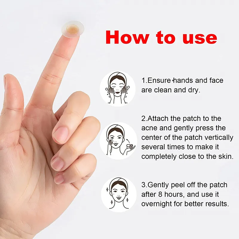 OEM medical microdart micro needle microneedle hydrocolloid invisible acne pimple remover patch, Face patch dots for clear spots