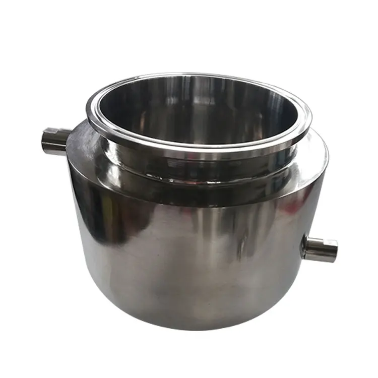 High Quality Stainless Steel Stable Jacketed splatter Bho platter Collection Extractor Setup With Rounded Base