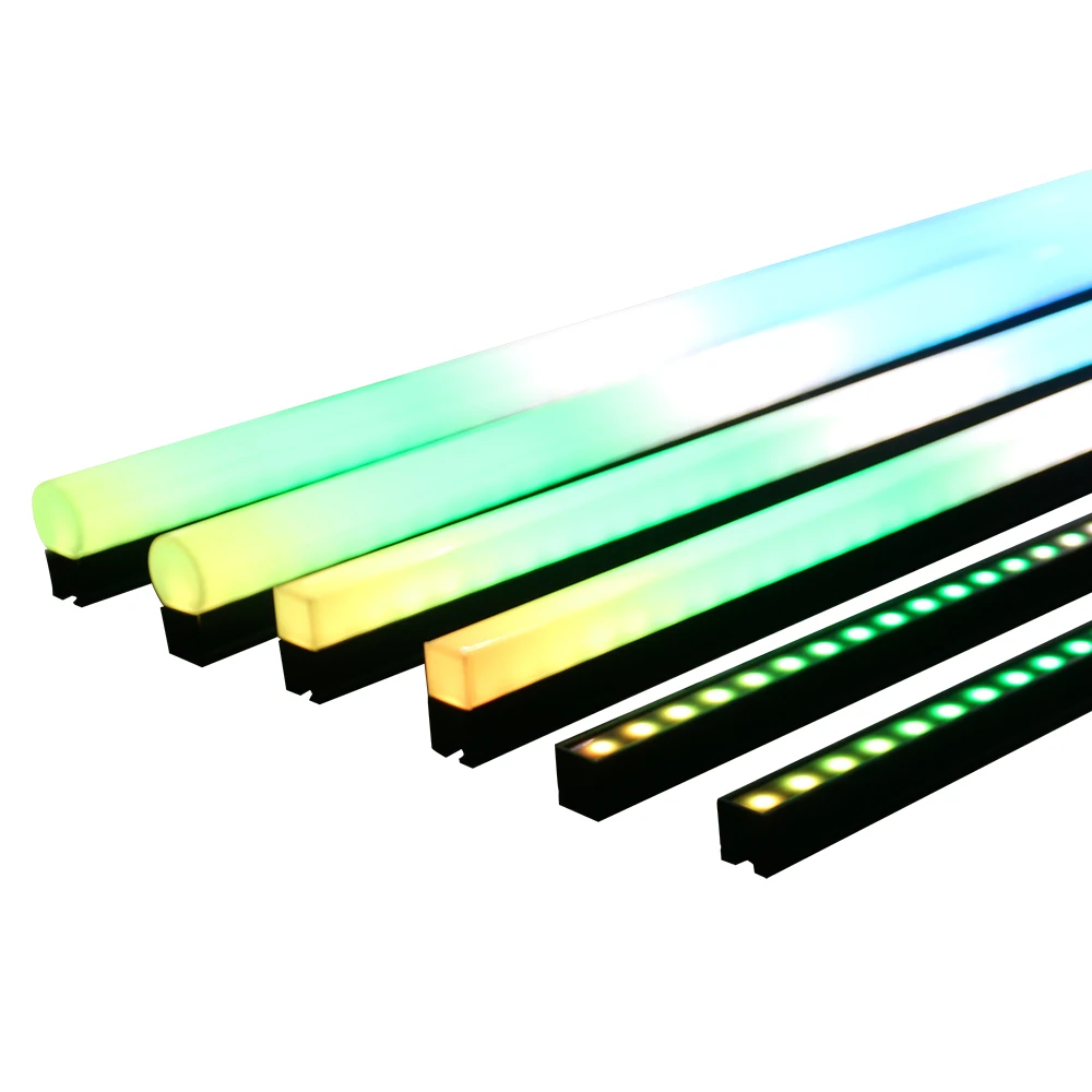 Dmx Smd5050 24 В 60led 10-пиксельная цифровая светодиодная Пиксельная палочка Светодиодная панель для ПК крышка Rgb Ландшафтная световая