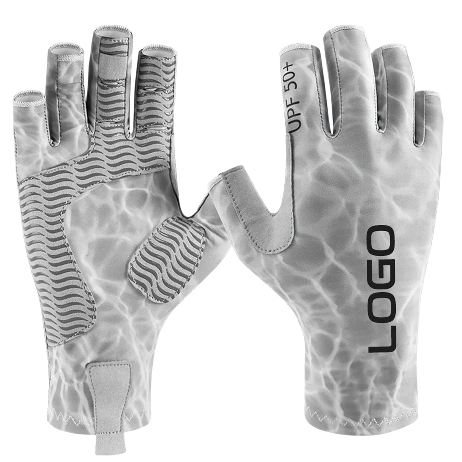 Abrasion Resistant Screen Touched Sun Protection Gloves Unisex Popular Sale Vented Stylish Rowing Yachting Gloves