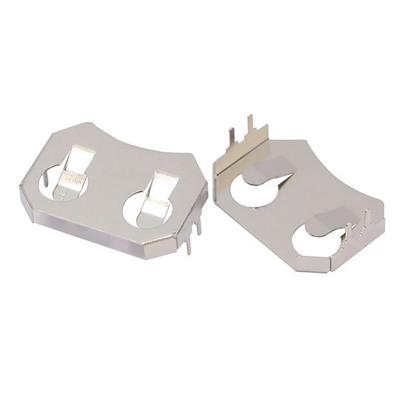 High Quality sheet stamping CR2032 battery button battery bracket, plug box Metal Coin Cell Leaf Battery Spring Contact