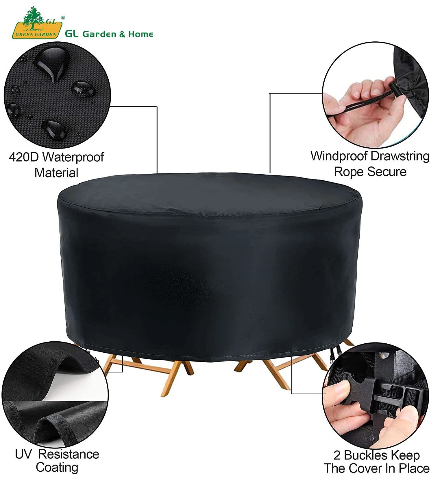 Outdoor Furniture Cover Waterproof Garden Furniture Cover for home