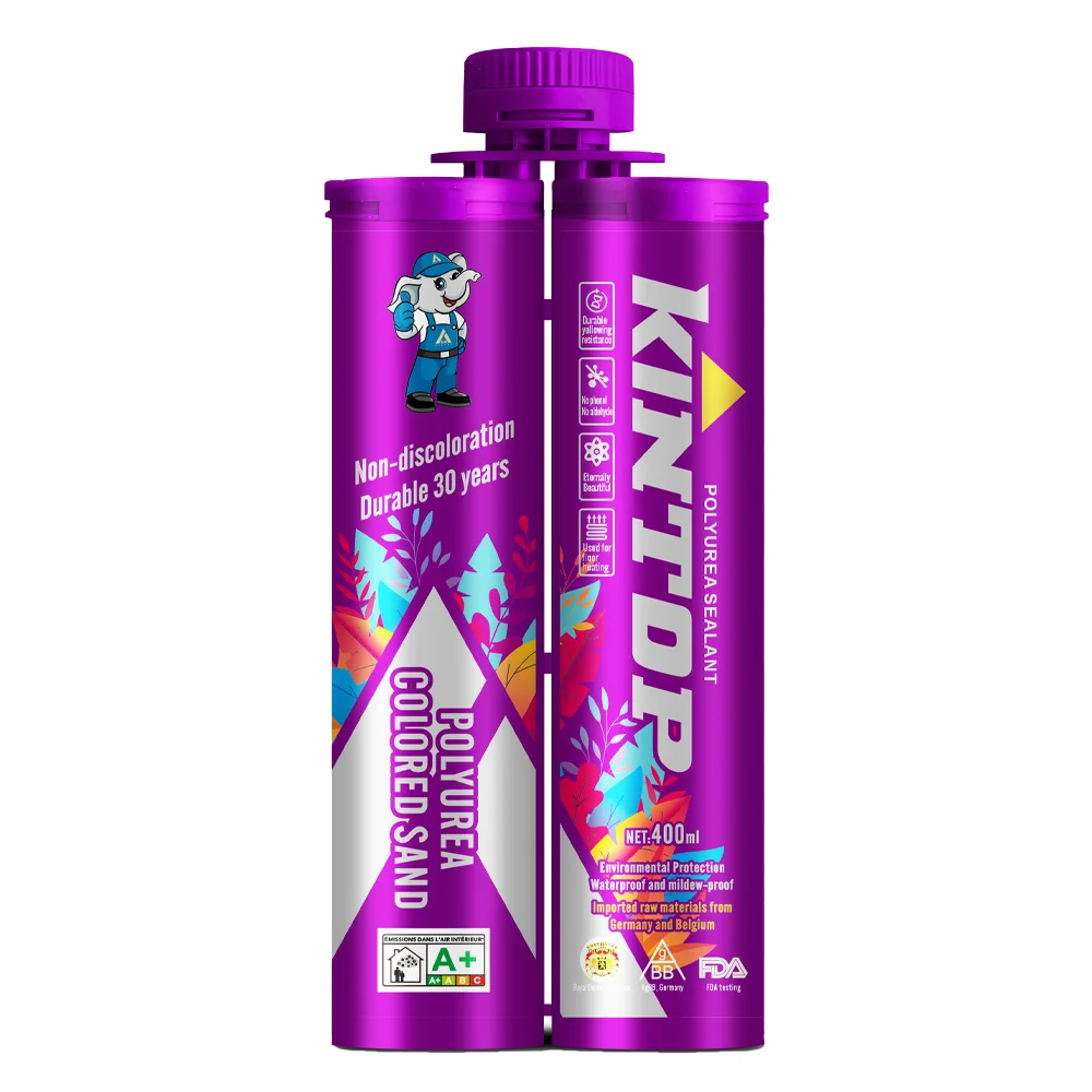 PURPLE LIGHT Innovation generation waterproof  polyurea colored sand/An alternative to water-based epoxy sealant