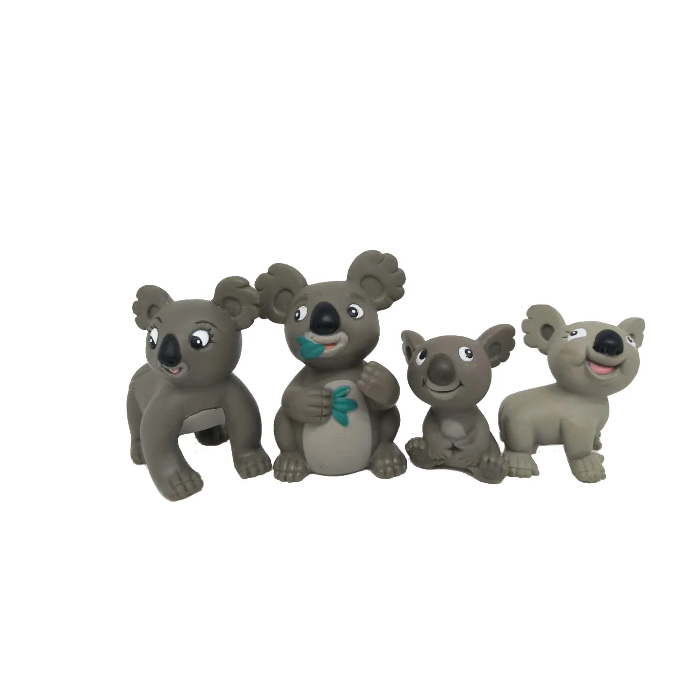 Bulk Learning Education Cartoon Toys Koala Action Figure Toddler Baby Safe Forest Wild Animal Manufacturers Kid Toy Vinyl Toys