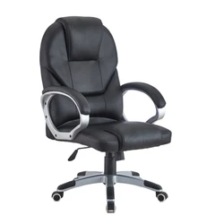 Ergonomic Pu Leather Office Room Boss Chair Luxury Computer Offical Chaise Ergonomic Office Chair With Footrest