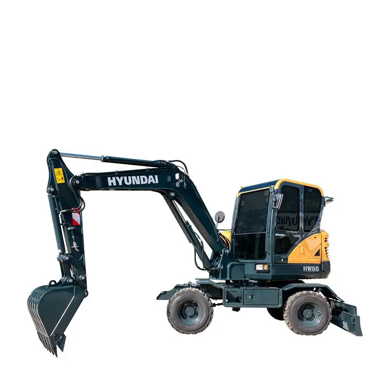 2024 year factory price high quality wheel new brand HW60 china hyundai excavator