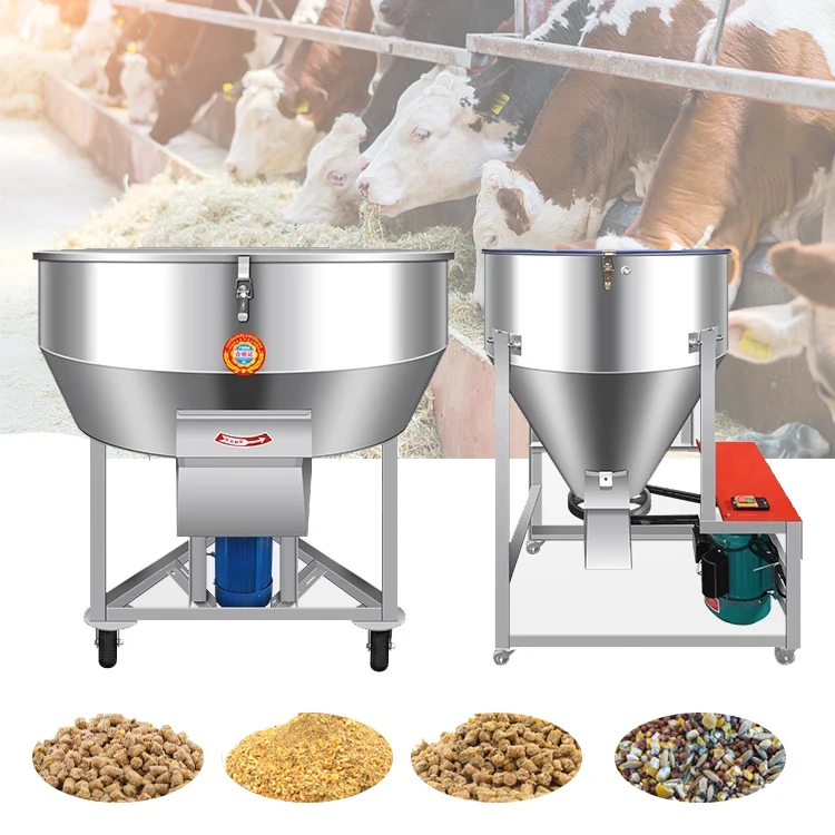 CHANGTIAN industrial feed grinder abd mixer poultry feed mixer design broiler feed premix mixers