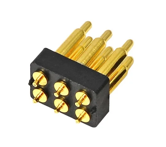 Cnc Custom Pogo Pin Magnetic Pogo Pin Connector 2 pin Male And Female