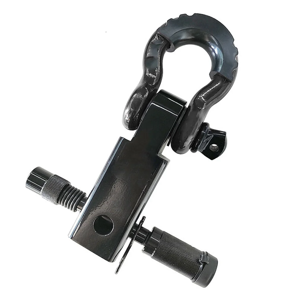 Cheap Price Off-Road Vehicle Modified Car Accessories Square Mouth Trailer Arm 2 Inches Solid Rescue Hook Auto Hitch Parts