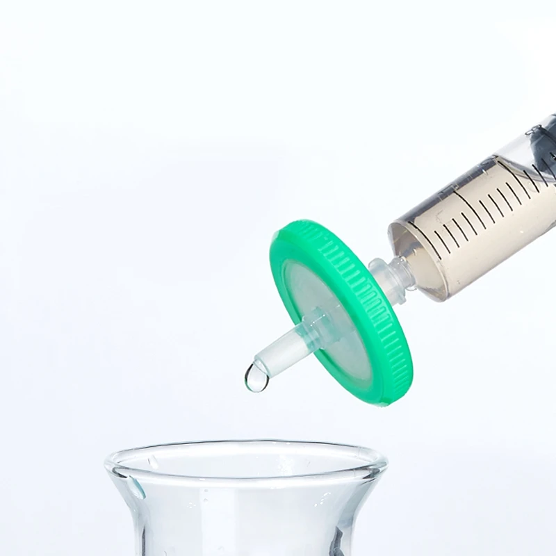 Одноразовый нейлоновый мембранный фильтр PES, шприцевой фильтр для лабораторного использования