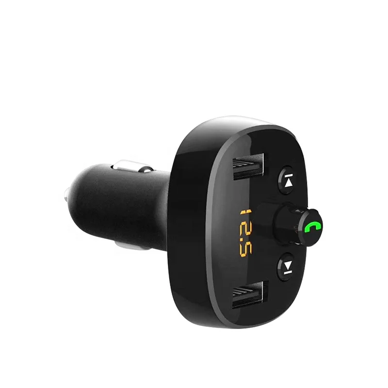 
Input 12V To 24V Output 5V 3.1A Multifunction Handsfree Call Bluetooth Receiver MP3 Radio Adapter Dual USB Car Charger 