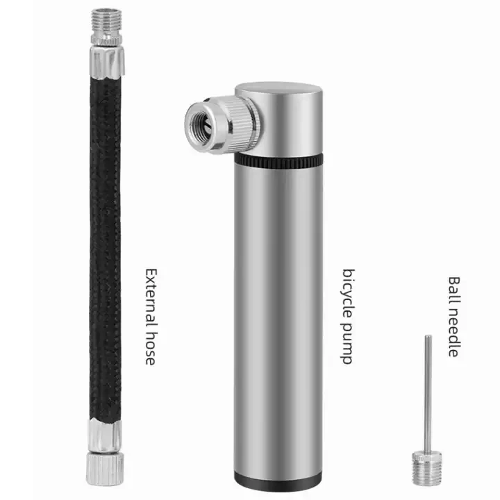 Portable Mini pump for Cycling Air Inflator Mountain Bike Mini Pump Double Stroke Gas Mouth Bicycle Pump