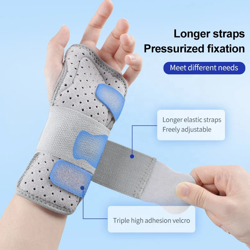 Ks-6062#Neoprene Wrist Guard Fixed Removable Medical Wrist Stabilizer Adjustable Steel plate hand guard