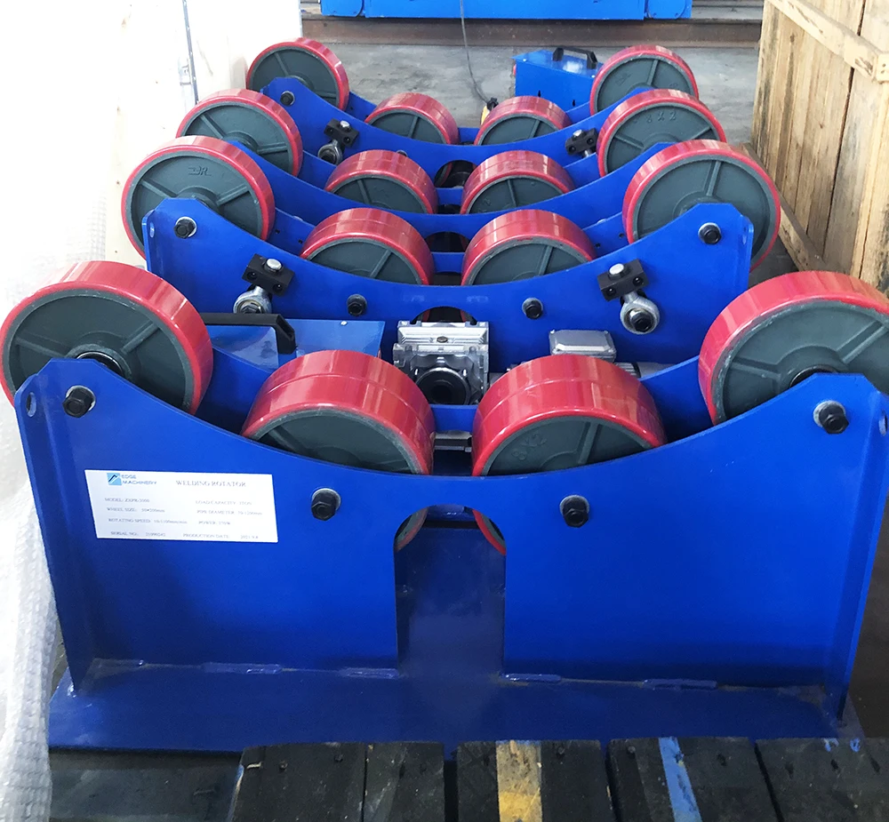 Portable welding rotator 1 ton pipe turning rollers