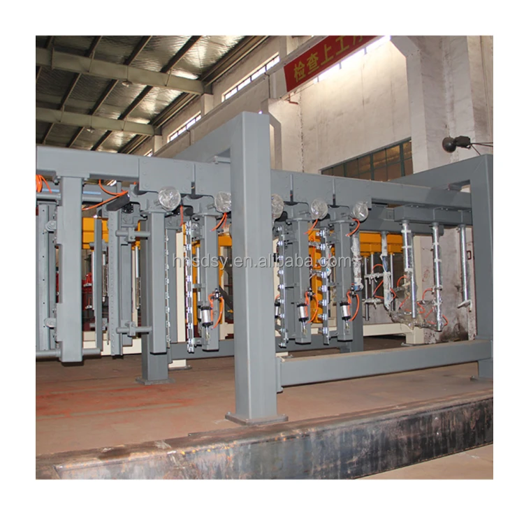 Recipe formula automatic manufacturer making lightweight block German technology production line AAC brick machine in Uzbekistan