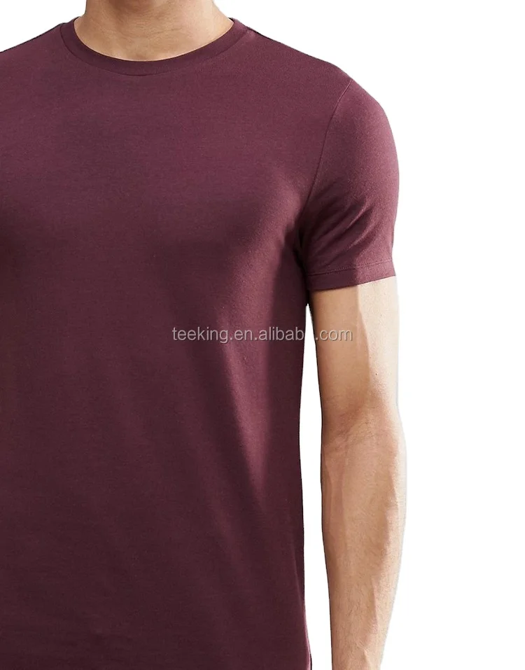Wholesale Slim Fit Gym 95% Cotton 5% Spandex Mens t shirts