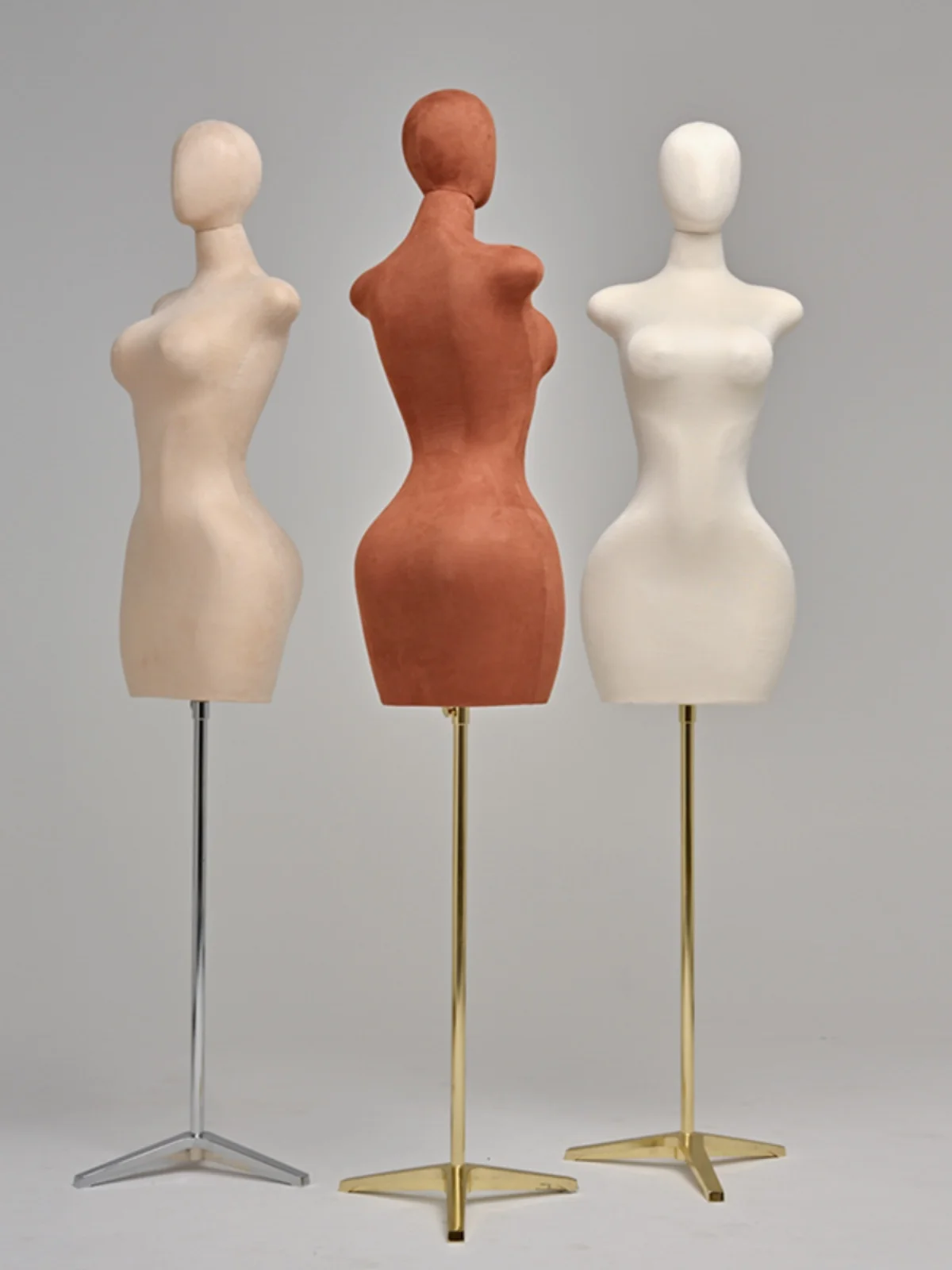 fabric covered plus size big hip big breast fat female dress form bust form mannequin can pin