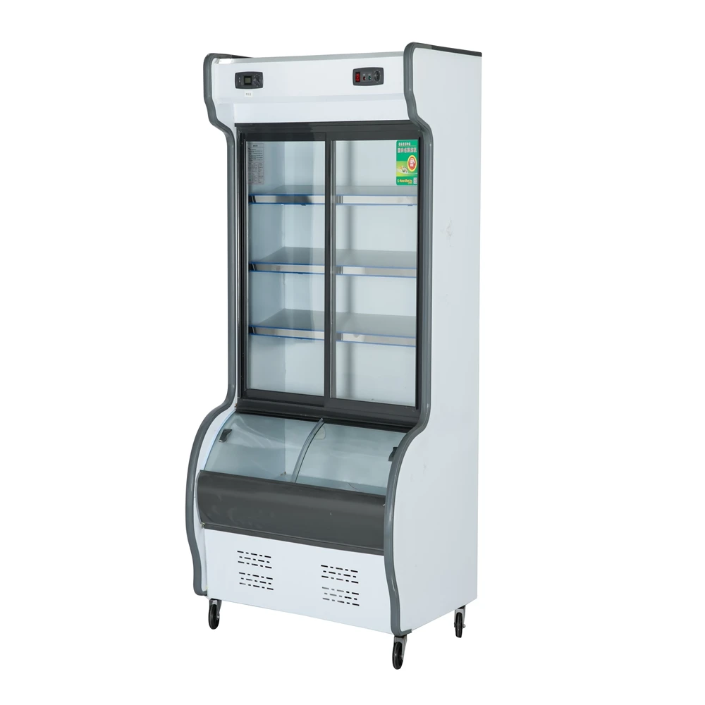 Display fridge glass door for vegetable and fruit preservation
