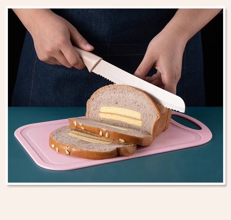 Non-Stick Camping Knives Scissors Peeler Cutting Board Kitchen  Stainless Steel Knife Set For Kitchen