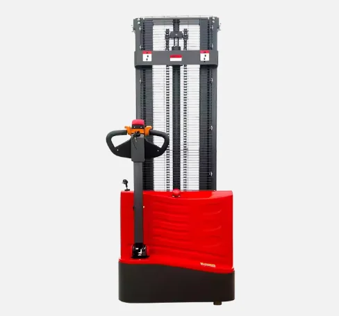 3.5m 1.5ton All electric Stacker Battery Standing Forklift Pallet Carrier Cart Electric Stacker With CE