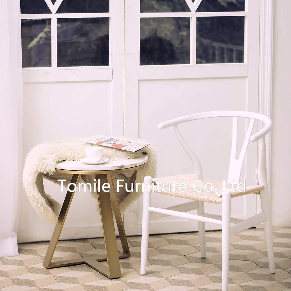 
White Beech Wood Wishbone Chair Solid Wood Wishbone Chair from Factory Direct 