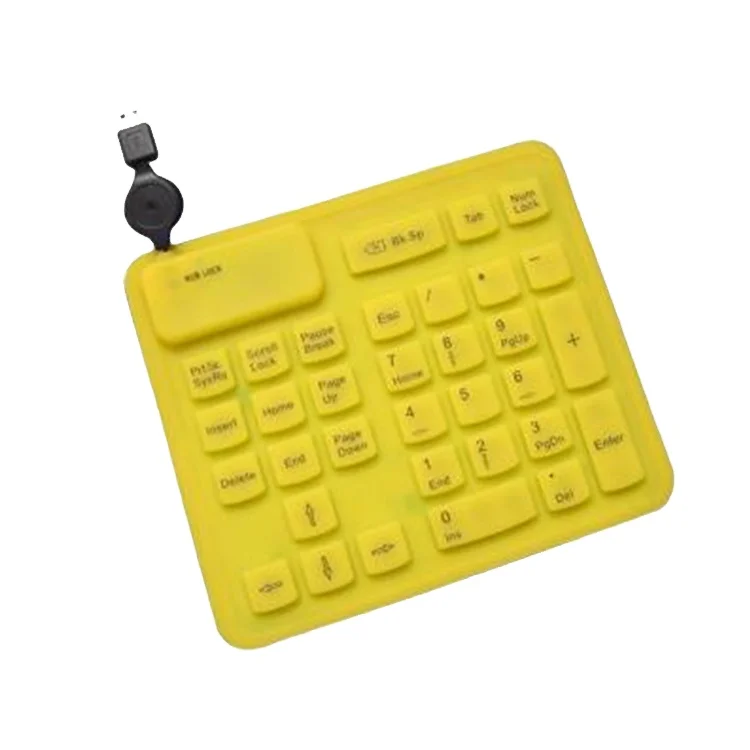 Soft silicon rubber keypad products, rubber keyboard