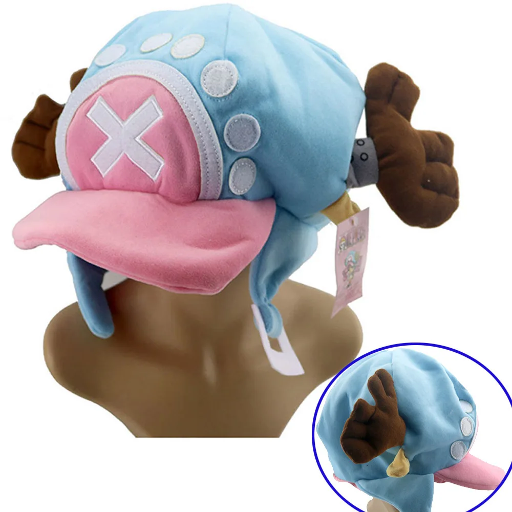 New Products Piece Chopper Plush Cotton Japanese One pieceds Woman Warm Winter Cartoon Cap Christmas Gift anime hats