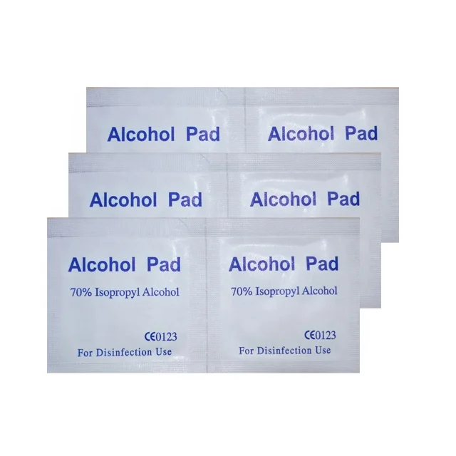 
Manufactory of Antiseptic 70% Isopropyl Alcohol Pad swab/wipe Alcohol Pads-first aid kit use 