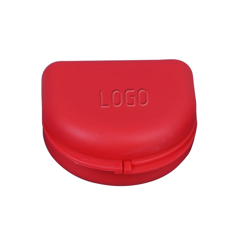 High Quality Dental Supplies Silicone Material Portable Orthodontic Dental Retainer Case / Retainer Box / Denture Box