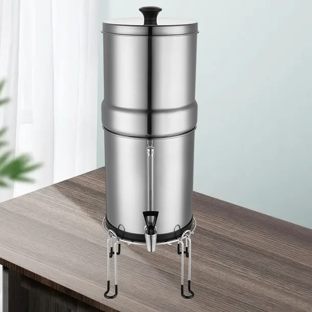 household stainless steel free-standing capacity outdoor direct drinking gravity filter