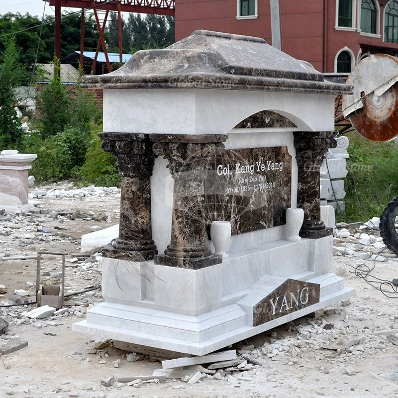 Fancy Custom Cemetery Marble Monument Headstone Tombstone