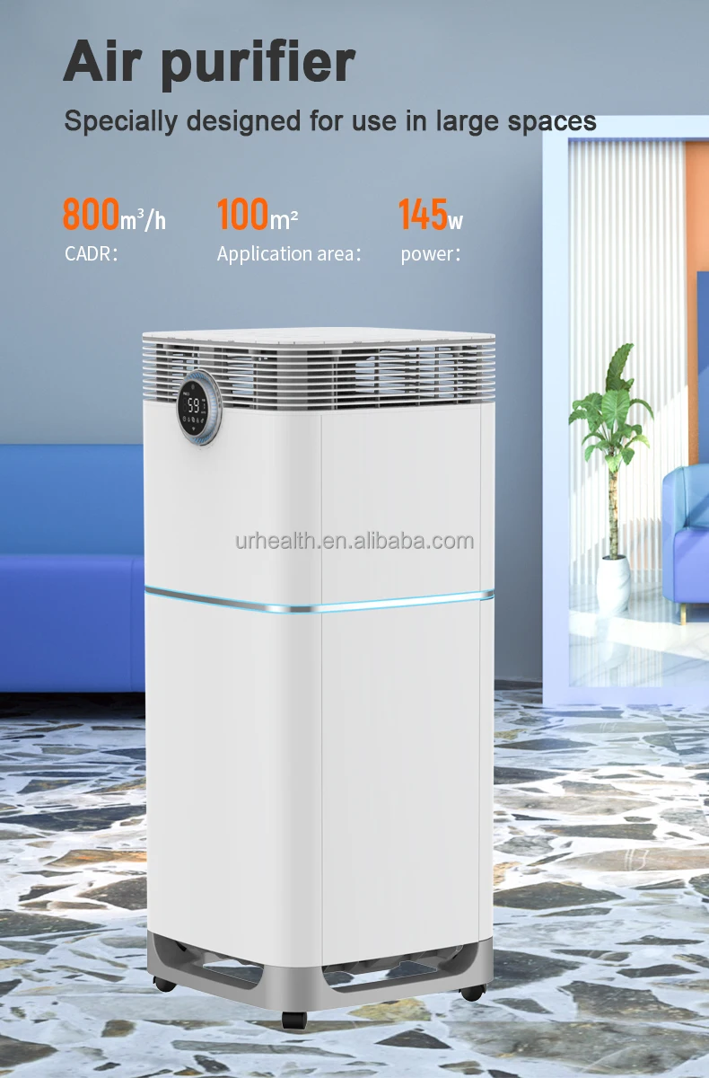 Uv Anion Big Smart Home Hepa 13 Or 14 Dropshipping Purifiers 2 In 1 And Humidifier Shenzhen Tuya App Whole House Air Purifier