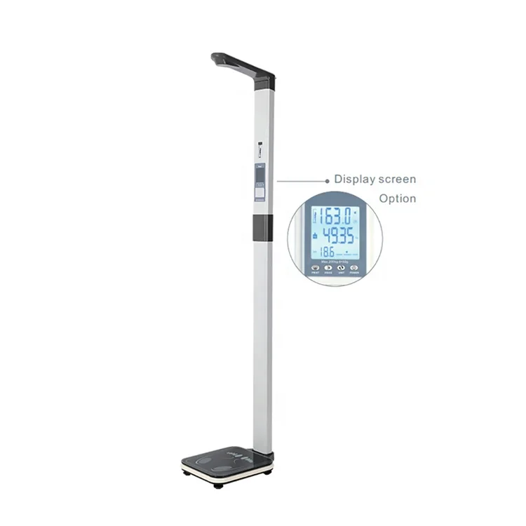 Professional Electronic Weighing Scale Bmi With Height Measuring Scale