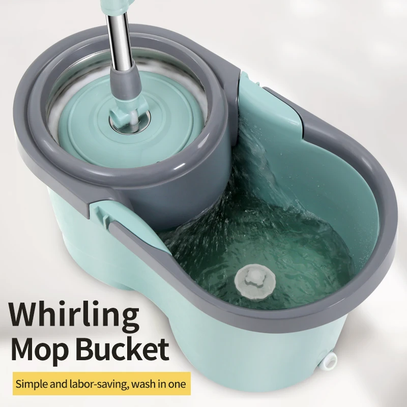 Detachable centrifugal rotating magic spin mop Spray Mop Lazy Mop Hot Sale Made in China Lazy Cleaning Microfiber