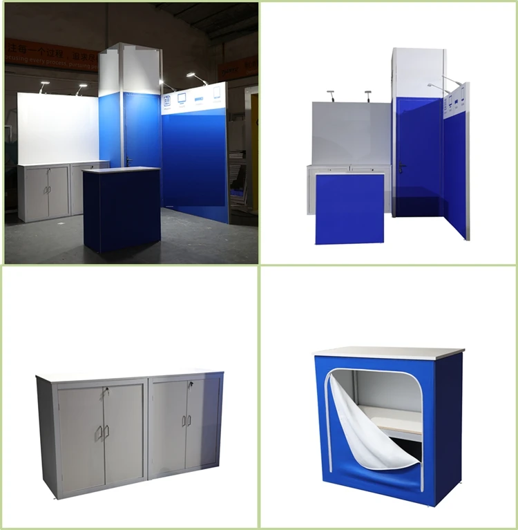 Display Trade Show Tradeshow Stand Portable Booth Light Stands Exhibition Companies Good Price New Arrival Small Booths