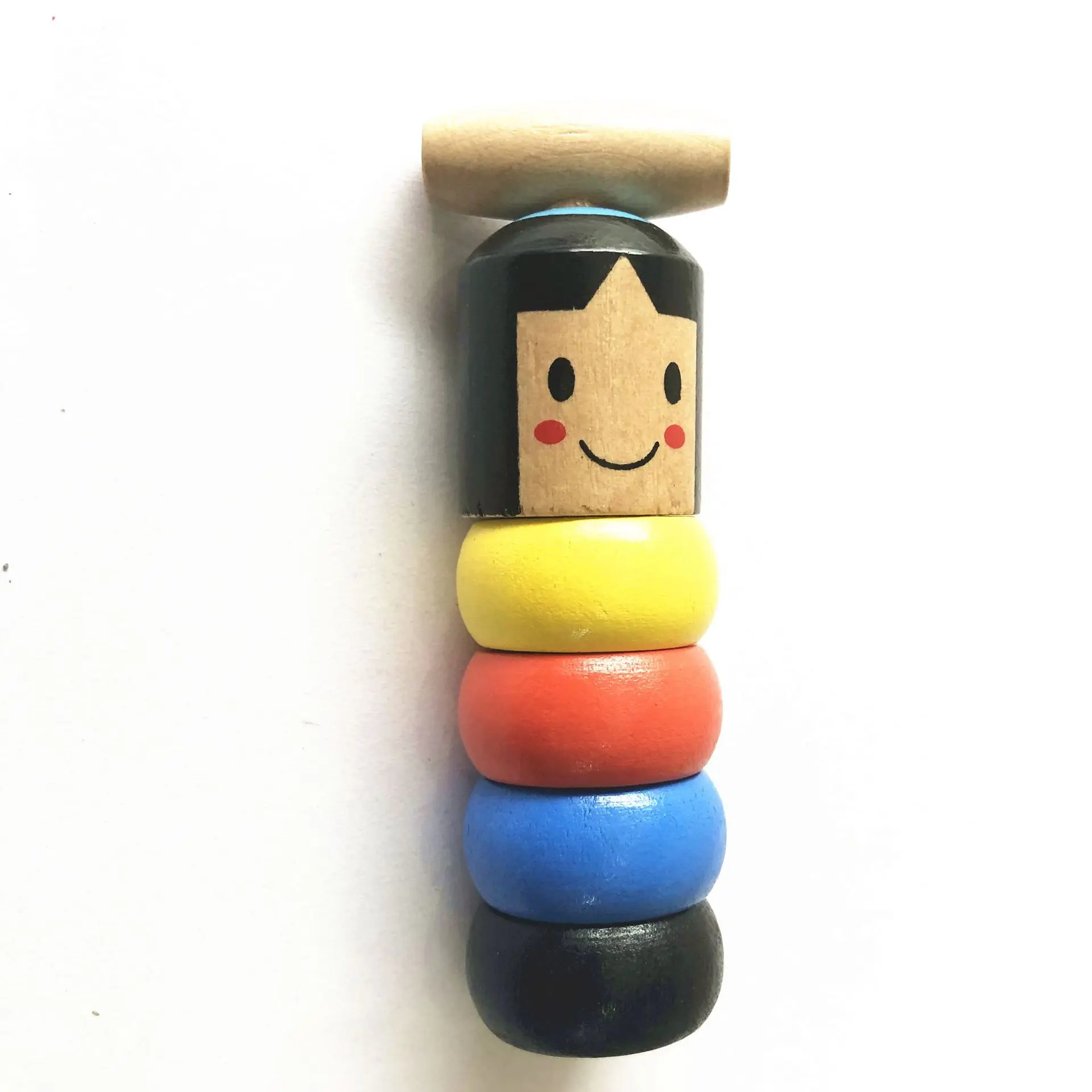 2020 Amazon Kid Toys Wooden Immortal Daruma Little Unbreakable Man Magic Tricks Building Blocks