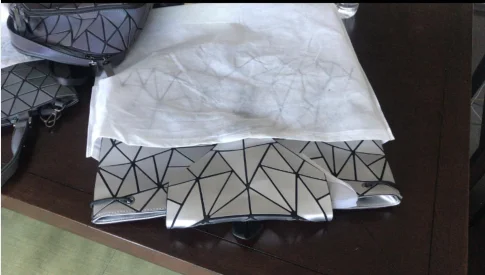 
Hotsale Women Geometric Luminous Backpacks High Quality Girls Travel Shoulder Bags School Back Pack 